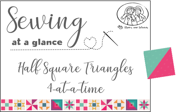 Half square triangles 4 at-a time