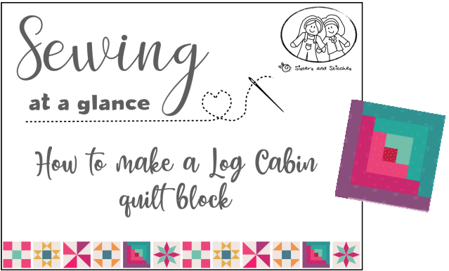 How to make a log cabin quilt block