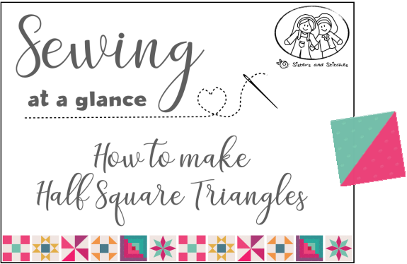 How to make half square triangles